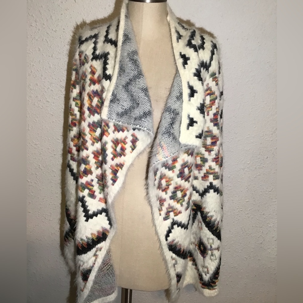 Vintage concept open front sweater cardigan size large